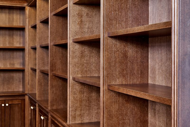 Custom Bookshelves Installation in Durham, NC