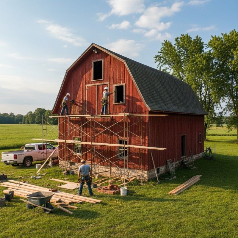 Local Barn Enlargement pros at work