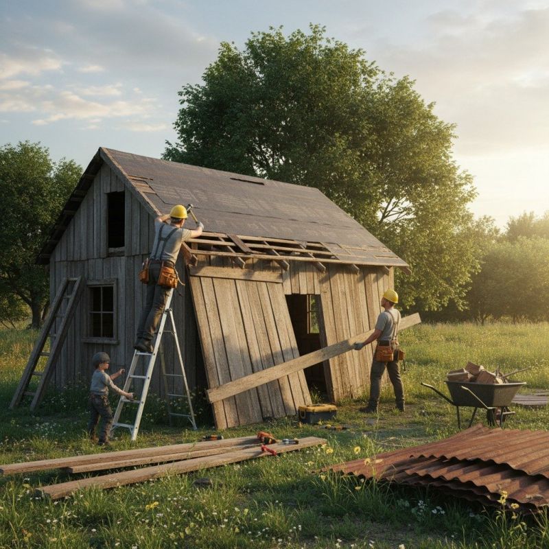 Barn Structural Repair in Wilmington, NC