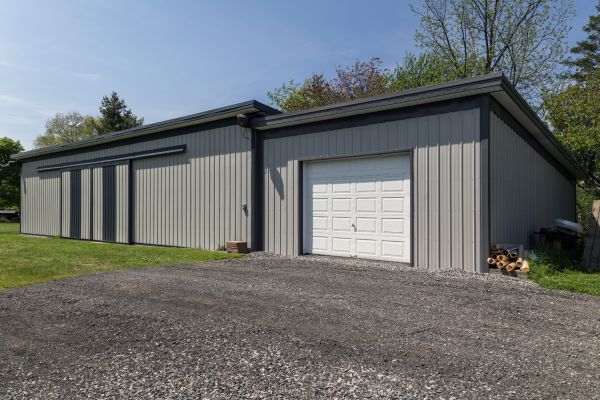 Metal Barn Installation